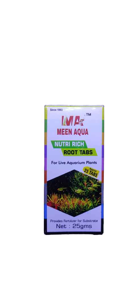 Meen Aqua Nutri Rich Root Tabs 25 Tablets